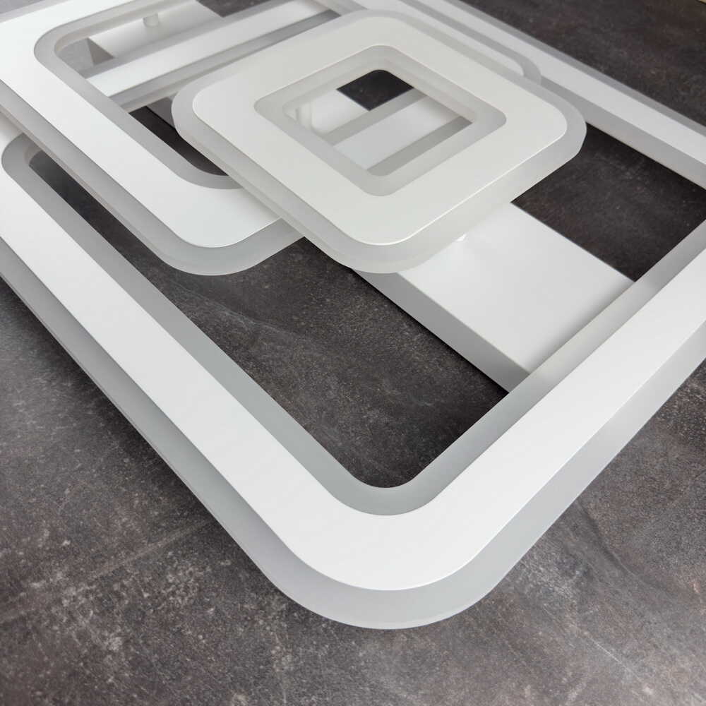 Светильник LED smart PHANTOM с пультом 120Вт 3000-6000K 9600Lm Квадратный Белый 220545